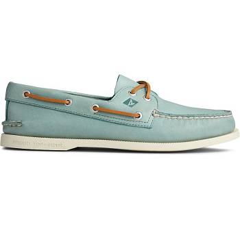 Sperry Authentic Original Whisper Zelene - Panske Mokasíny